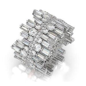 Iced Silver Ring